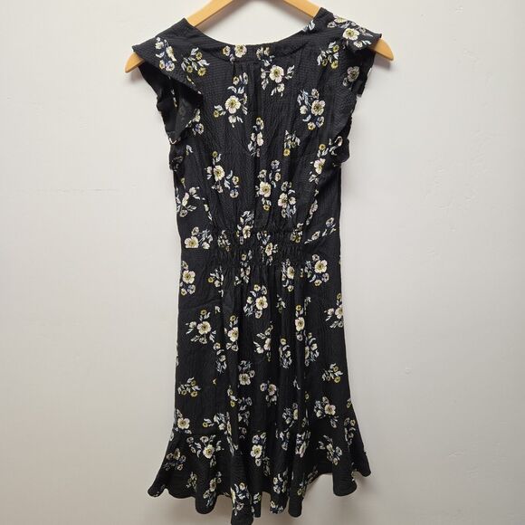 Rebecca Taylor Silk Kelsey Floral Dress sz 0 / XS Elegant Date Night Midi A-Line - Picture 5 of 13